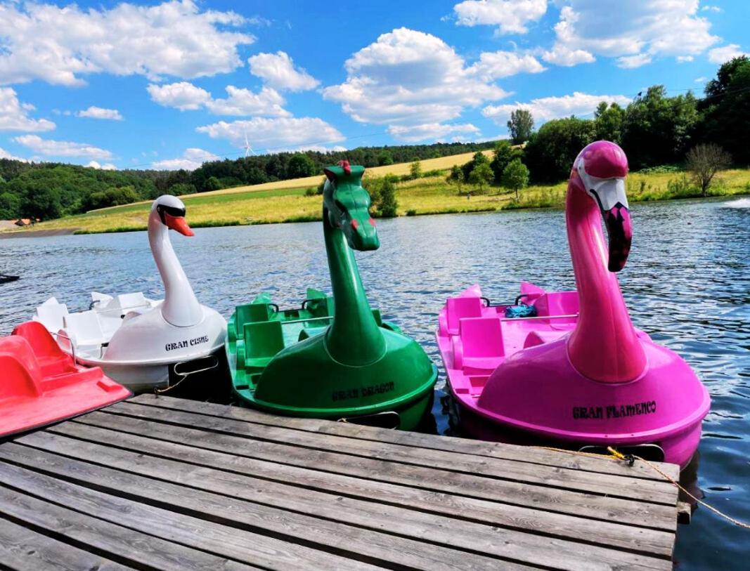 Mein-Seepark, Ferienhaus Heike 키르하임 외부 사진